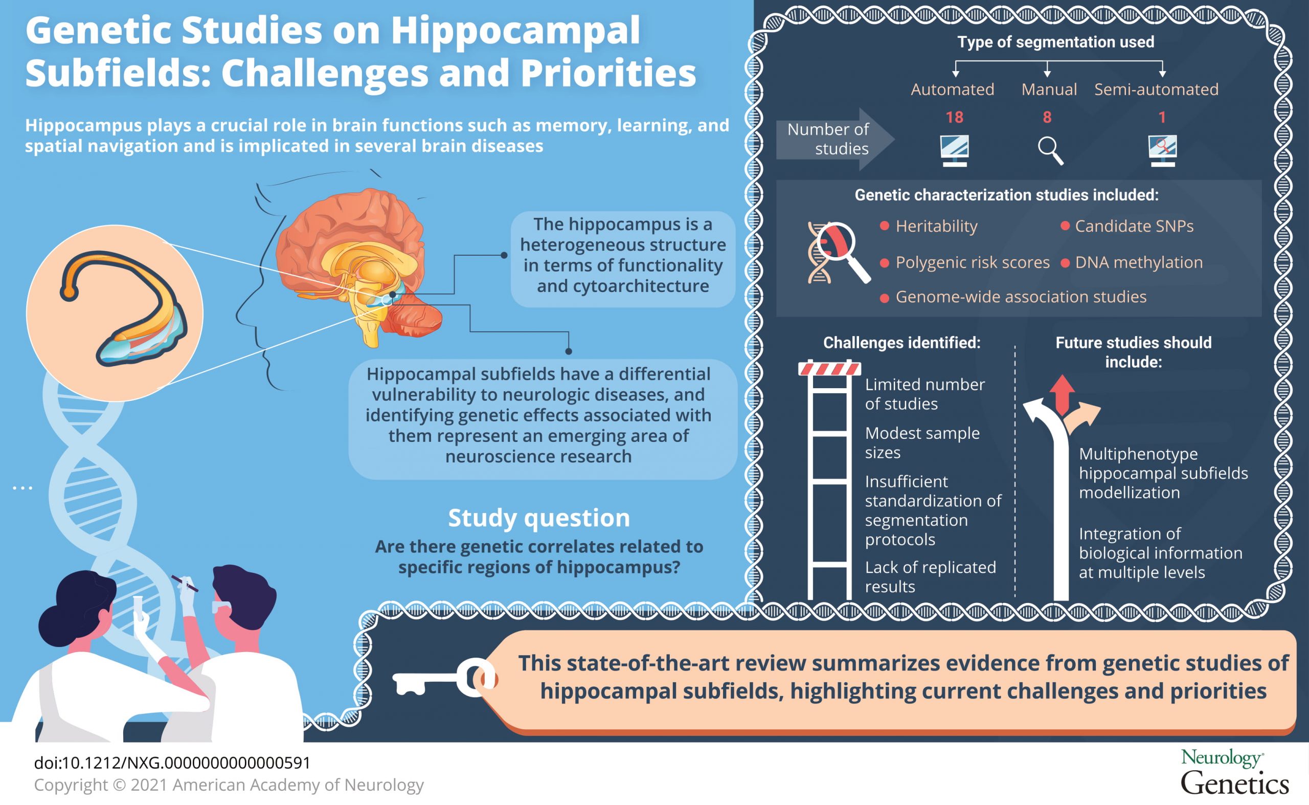 Review on genetic influences on hippocampal subfields published in Neurology Genetics